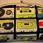 Retro coin purse, 80s casse..